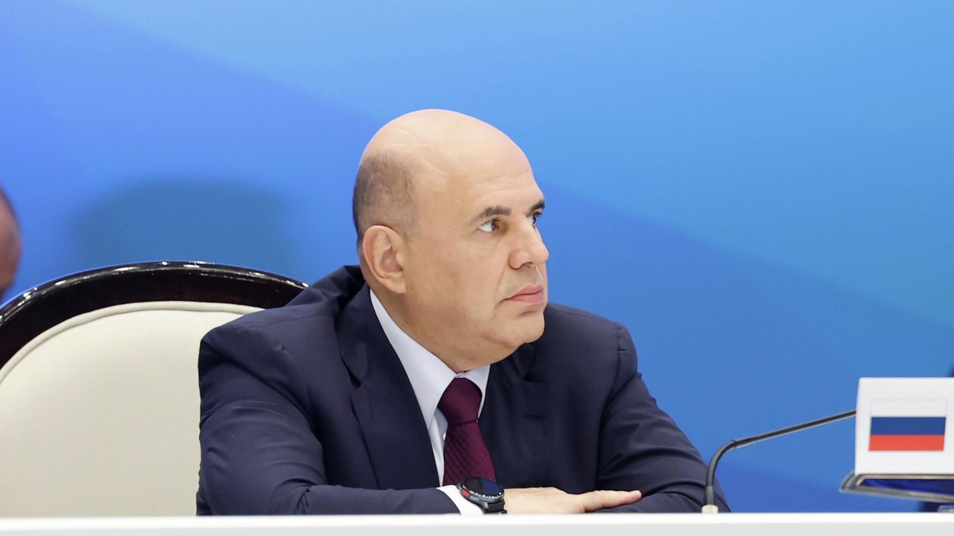 Председатель правительства РФ Михаил Мишустин на заседании Евразийского межправительственного совета в Киргизии - РИА Новости, 1920, 15.08.2025