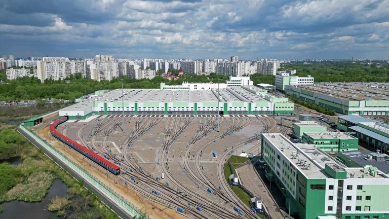 Открытие электродепо Южное