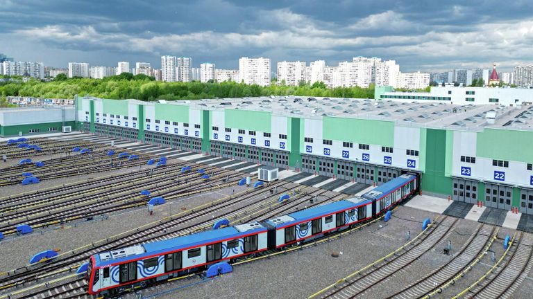Открытие электродепо Южное