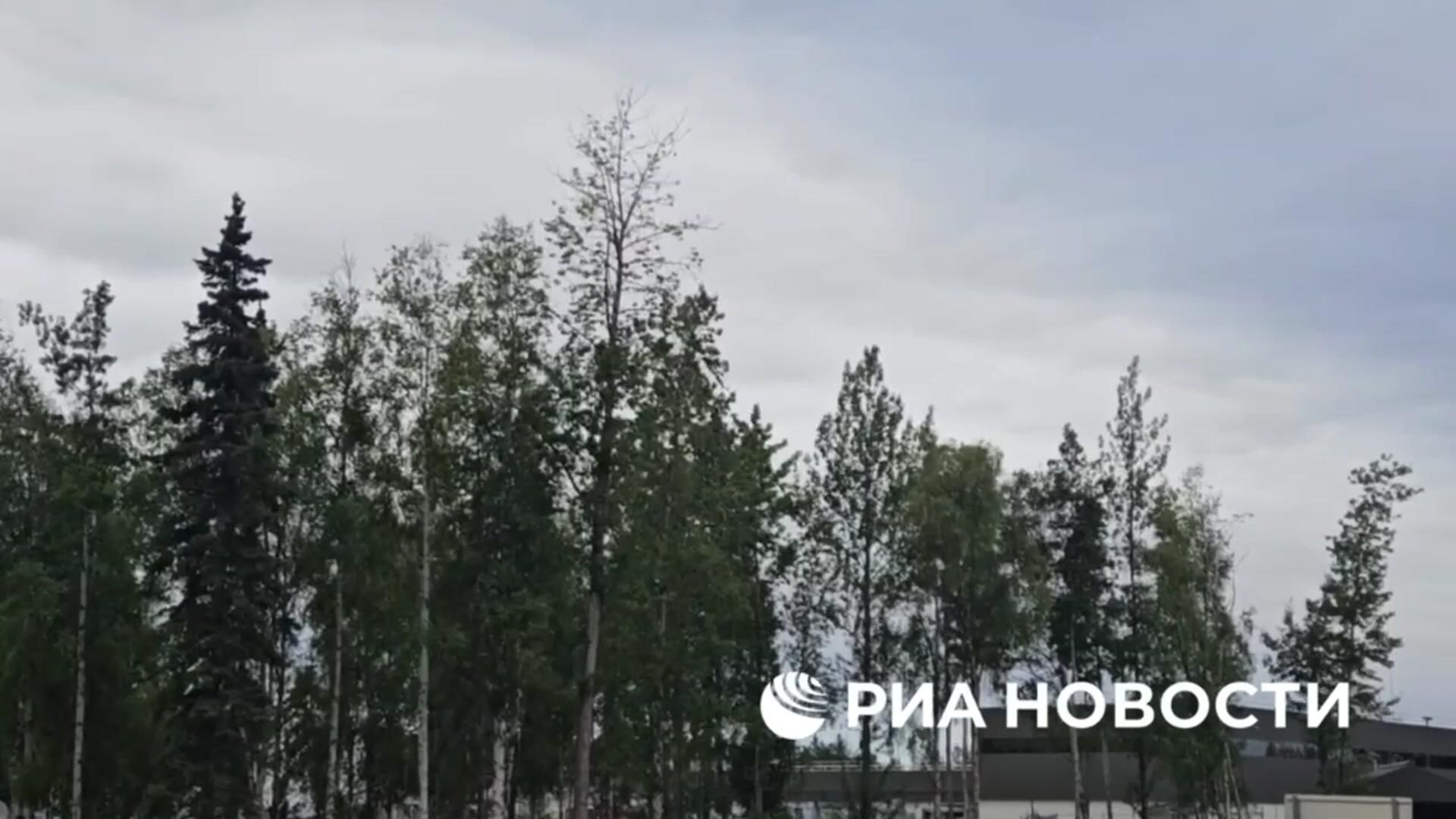 Истребители пролетели над Путиным и Трампом Истребители пролетели над Путиным и Трампом - РИА Новости, 1920, 15.08.2025