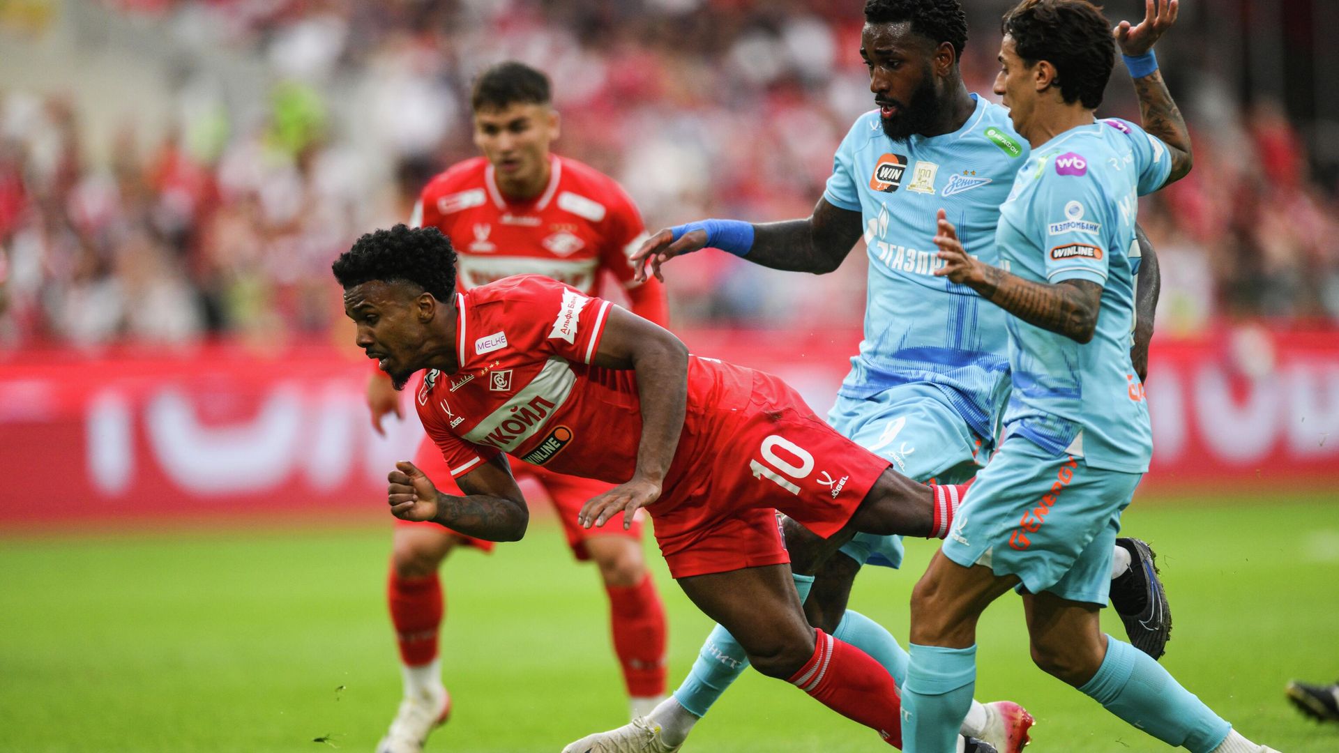 Эпизод матча Спартак - Зенит - РИА Новости, 1920, 16.08.2025