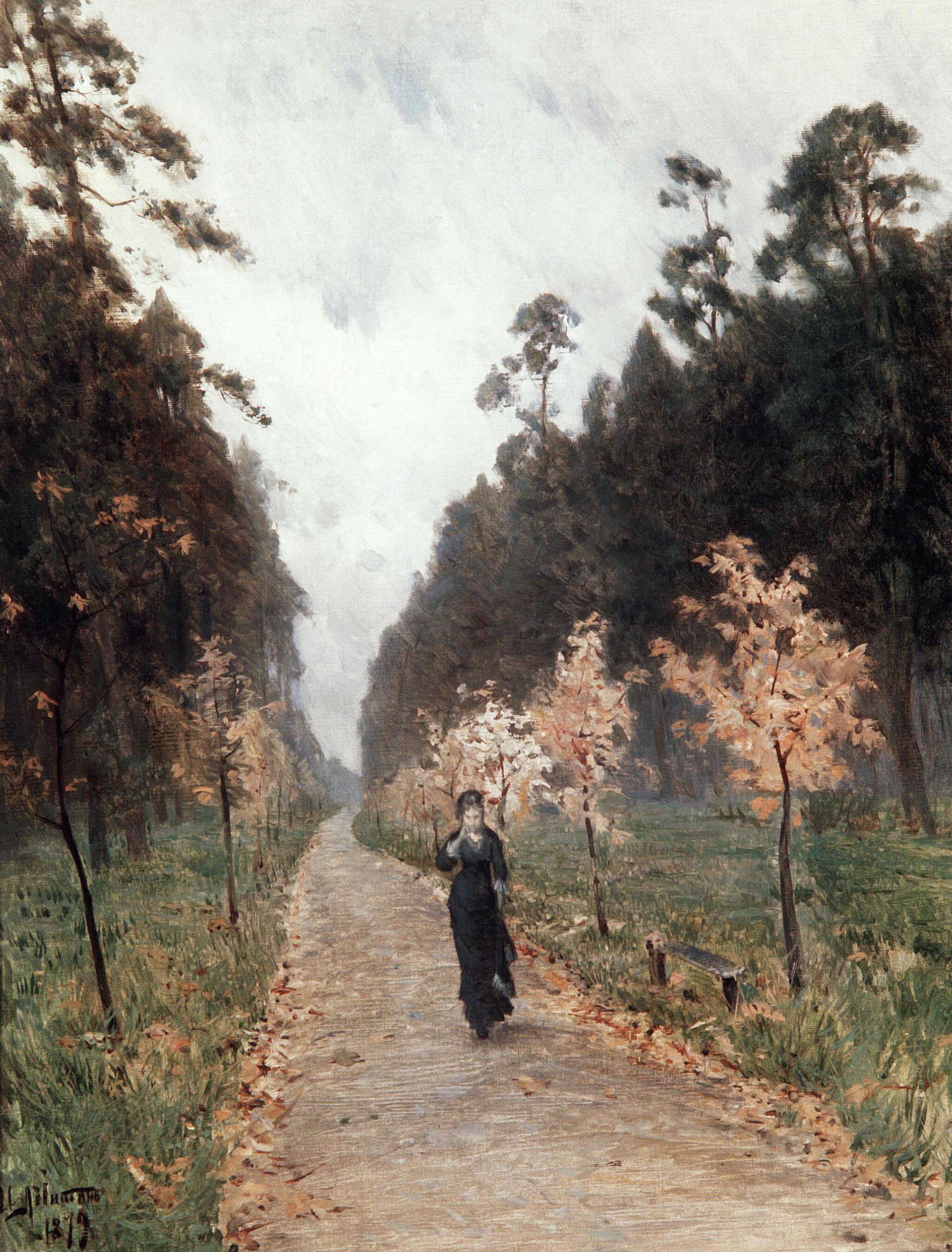 Репродукция картины Исаака Левитана Осенний день. Сокольники, 1879 год  - РИА Новости, 1920, 19.08.2025