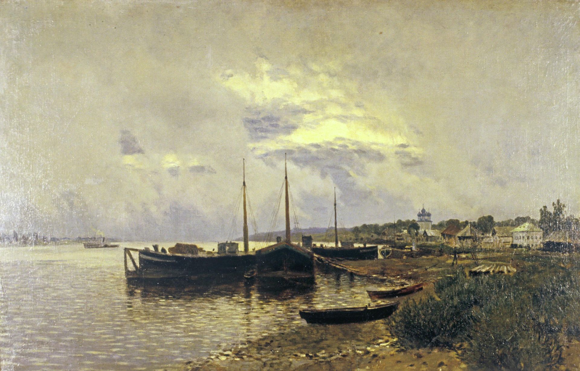 Картина И. Левитана После дождя. Плес - РИА Новости, 1920, 19.08.2025