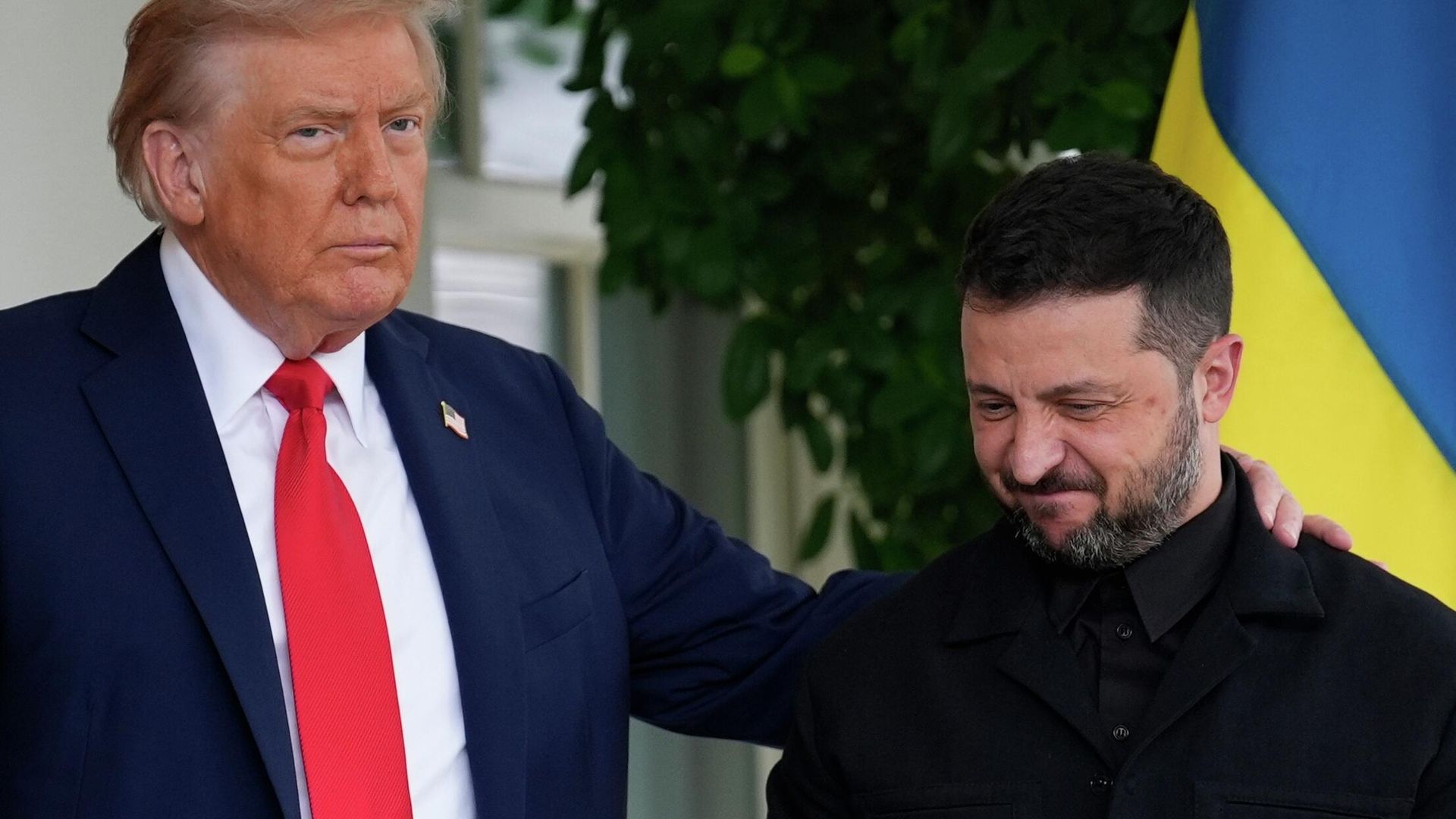 Президент США Дональд Трамп встречает в Вашингтоне Владимира Зеленского, прибывшего в США на встречу - РИА Новости, 1920, 19.08.2025