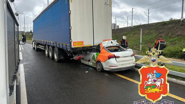 ДТП с участием автомобиля каршеринга в Ленинском городском округе