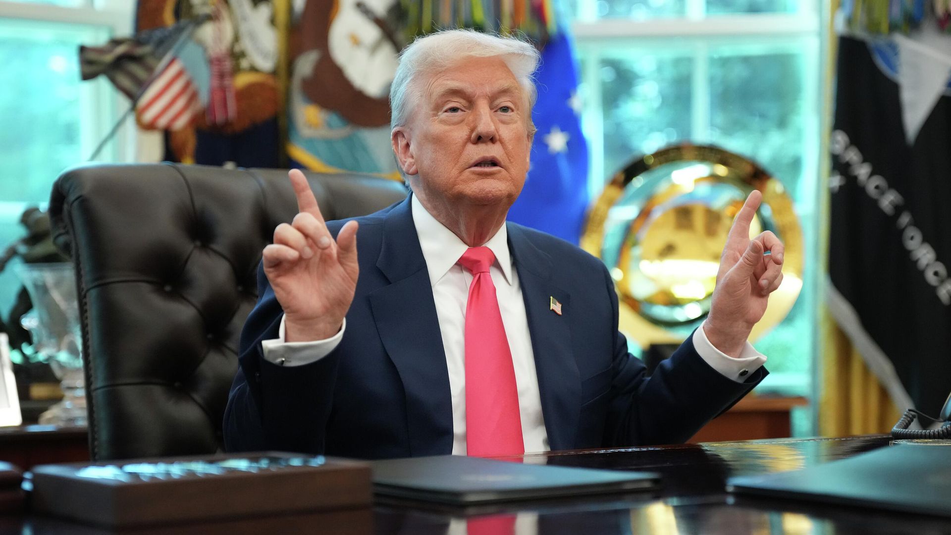 Президент США Дональд Трамп Президент США Дональд Трамп - РИА Новости, 1920, 19.08.2025
