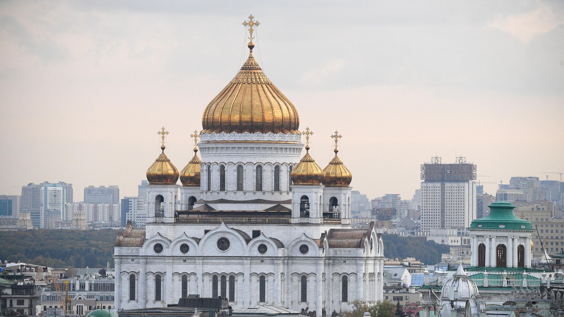 Вид на Храм Христа Спасителя в Москве Вид на Храм Христа Спасителя в Москве - РИА Новости, 1920, 03.02.2026
