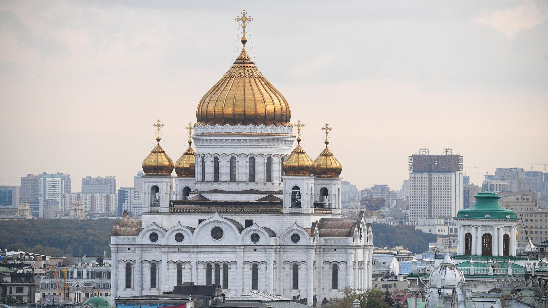 Вид на храм Христа Спасителя в Москве - РИА Новости, 1920, 03.04.2026