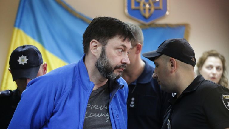 Руководитель портала РИА Новости Украина Кирилл Вышинский на заседании Подольского районного суда Киева Руководитель портала РИА Новости Украина Кирилл Вышинский на заседании Подольского районного суда Киева