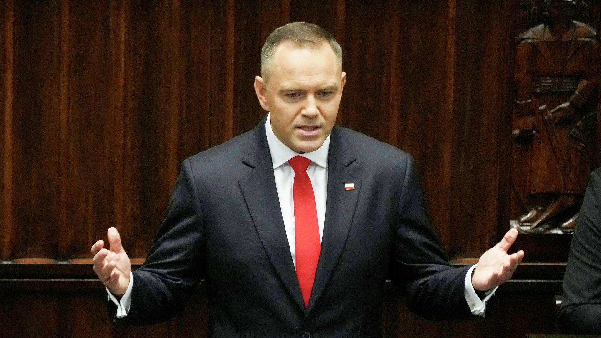Президент Польши Кароль Навроцкий Президент Польши Кароль Навроцкий - РИА Новости, 1920, 22.10.2025