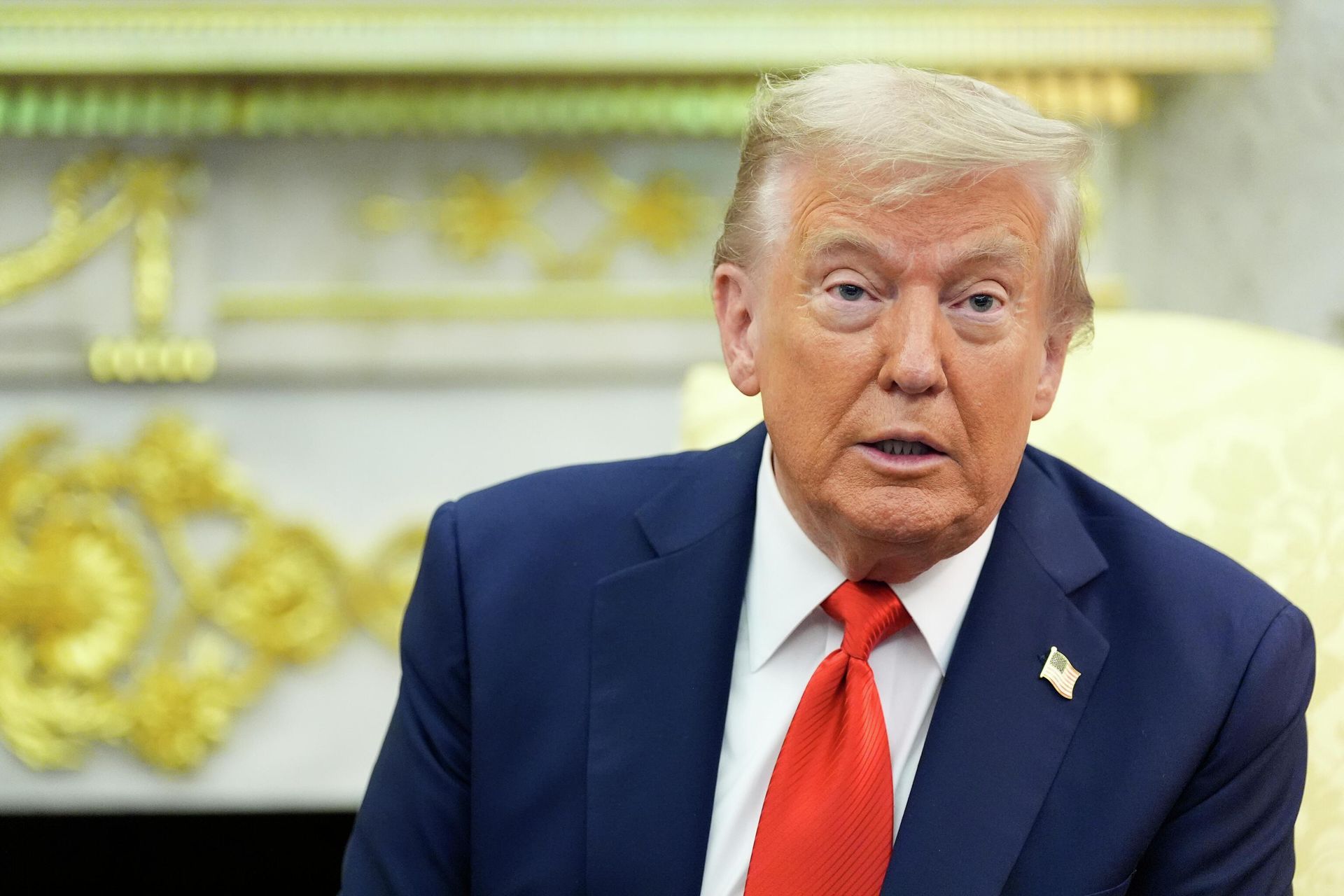 Президент США Дональд Трамп Президент США Дональд Трамп - РИА Новости, 1920, 10.09.2025