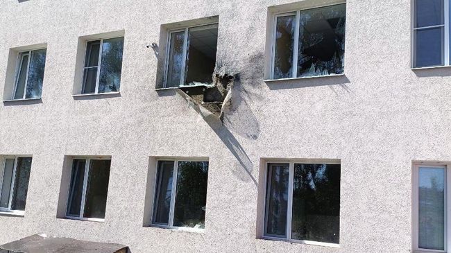 Последствия обстрела со стороны ВСУ приграничного района Белгородской области