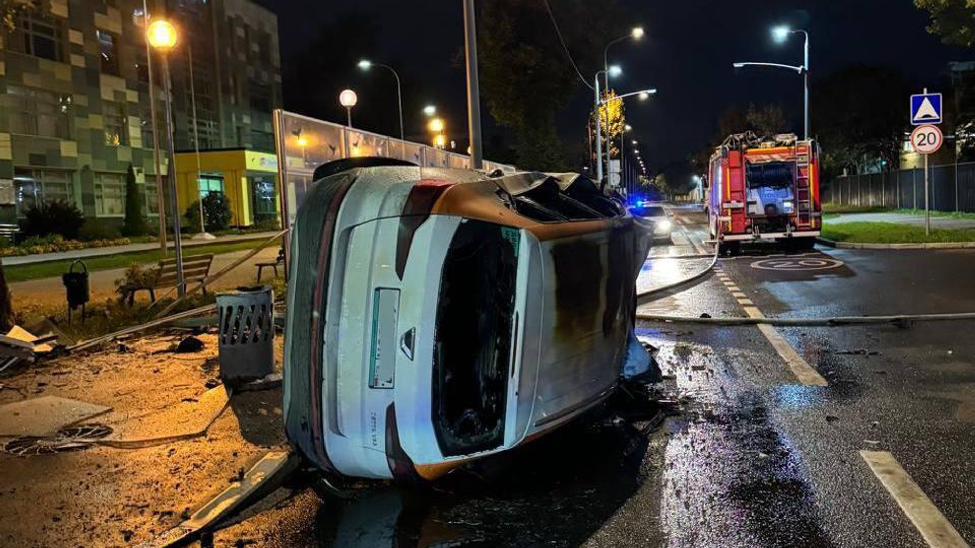 ДТП с участием арендованного автомобиля на юго-востоке Москвы - РИА Новости, 1920, 30.08.2025