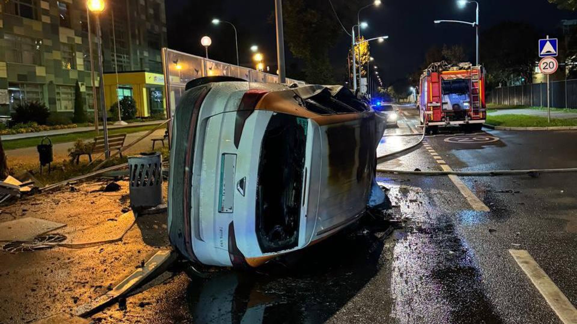 ДТП с участием арендованного автомобиля на юго-востоке Москвы - РИА Новости, 1920, 30.08.2025