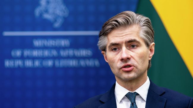Министр иностранных дел Литвы Кястутис Будрис