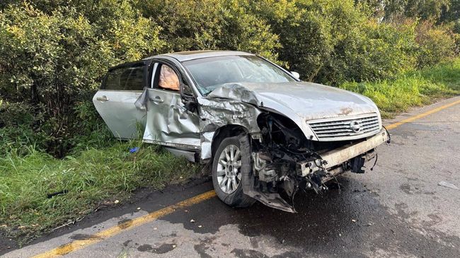 ДТП в районе 5 километра подъездной дороги к деревне Подгородка в Омском районе