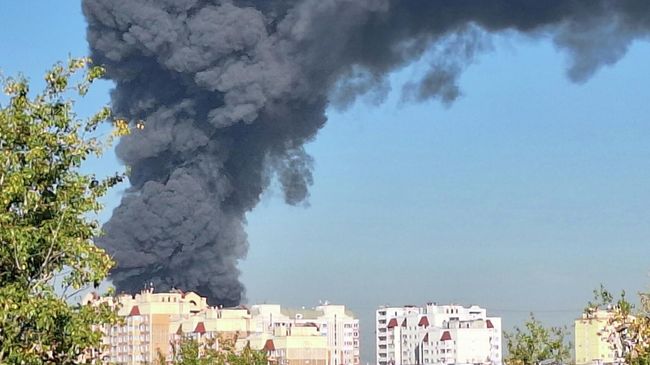 Пожар в подмосковной Балашихе