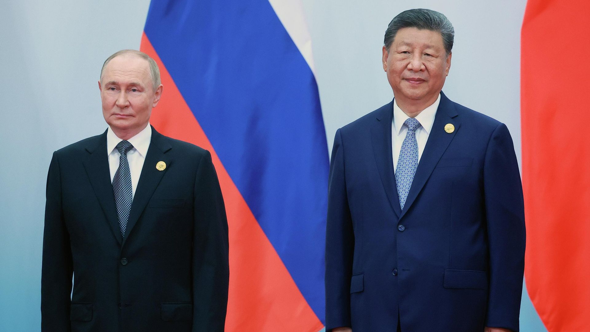 Президент России Владимир Путин и председатель КНР Си Цзиньпин Президент России Владимир Путин и председатель КНР Си Цзиньпин - РИА Новости, 1920, 18.05.2026