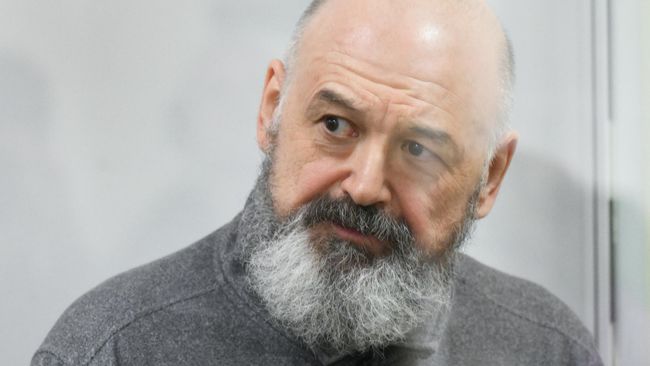 Генерал-майор Александр Оглоблин во время оглашения приговора в 235-м гарнизонном военном суде Москвы