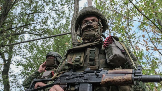 Военнослужащие штурмовых подразделений ВС РФ в зоне СВО