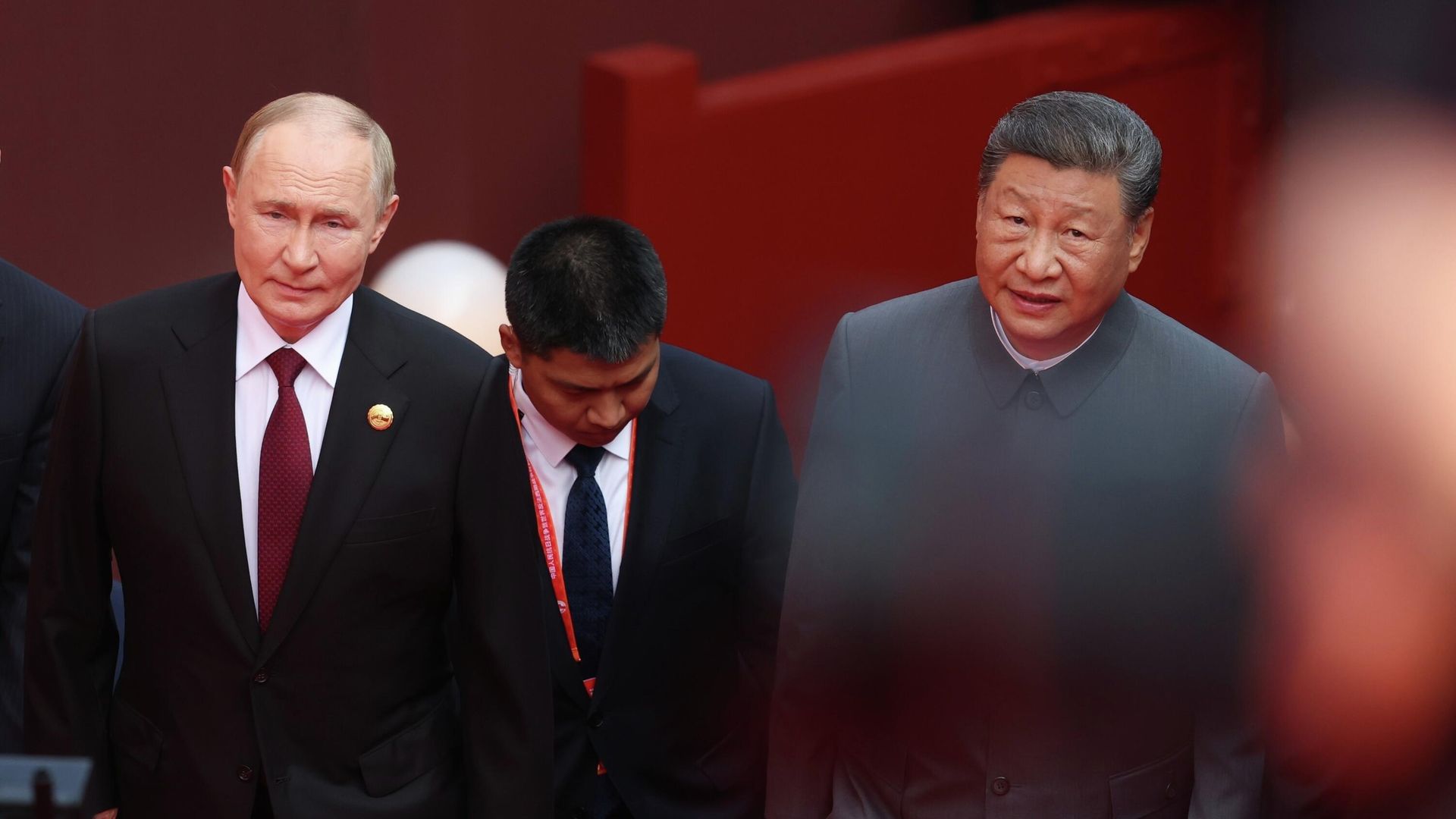 Президент России Владимир Путин и председатель КНР Си Цзиньпин на торжественных мероприятиях по случаю 80-й годовщины Победы китайского народа в войне сопротивления Японии и окончания Второй мировой войны Президент России Владимир Путин и председатель КНР Си Цзиньпин на торжественных мероприятиях по случаю 80-й годовщины Победы китайского народа в войне сопротивления Японии и окончания Второй мировой войны - РИА Новости, 1920, 21.03.2026
