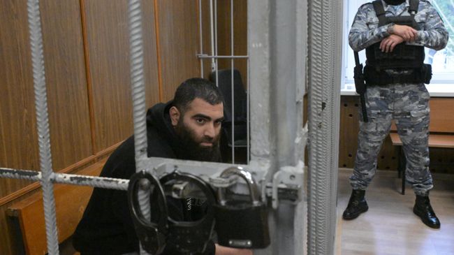 Блогер Арсен Маркарян на заседании суда в Москве