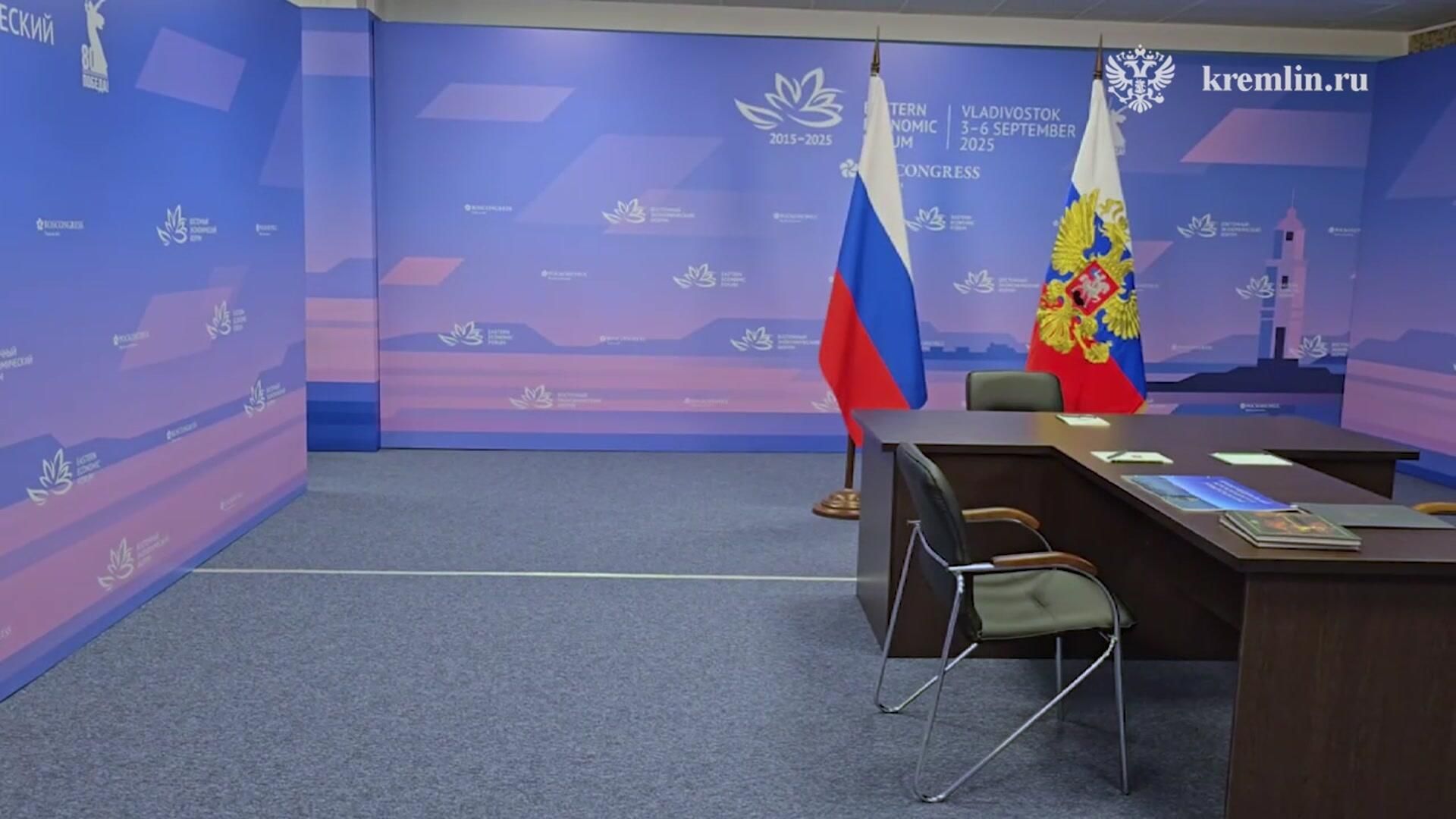 Встреча Путина с губернатором Приморского края Кожемяко Встреча Путина с губернатором Приморского края Кожемяко - РИА Новости, 1920, 05.09.2025