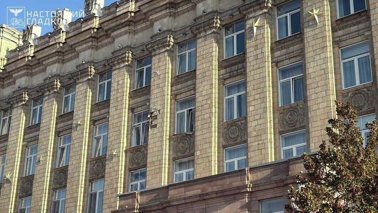 Последствия атаки БПЛА ВСУ по Белгороду Последствия атаки БПЛА ВСУ по Белгороду