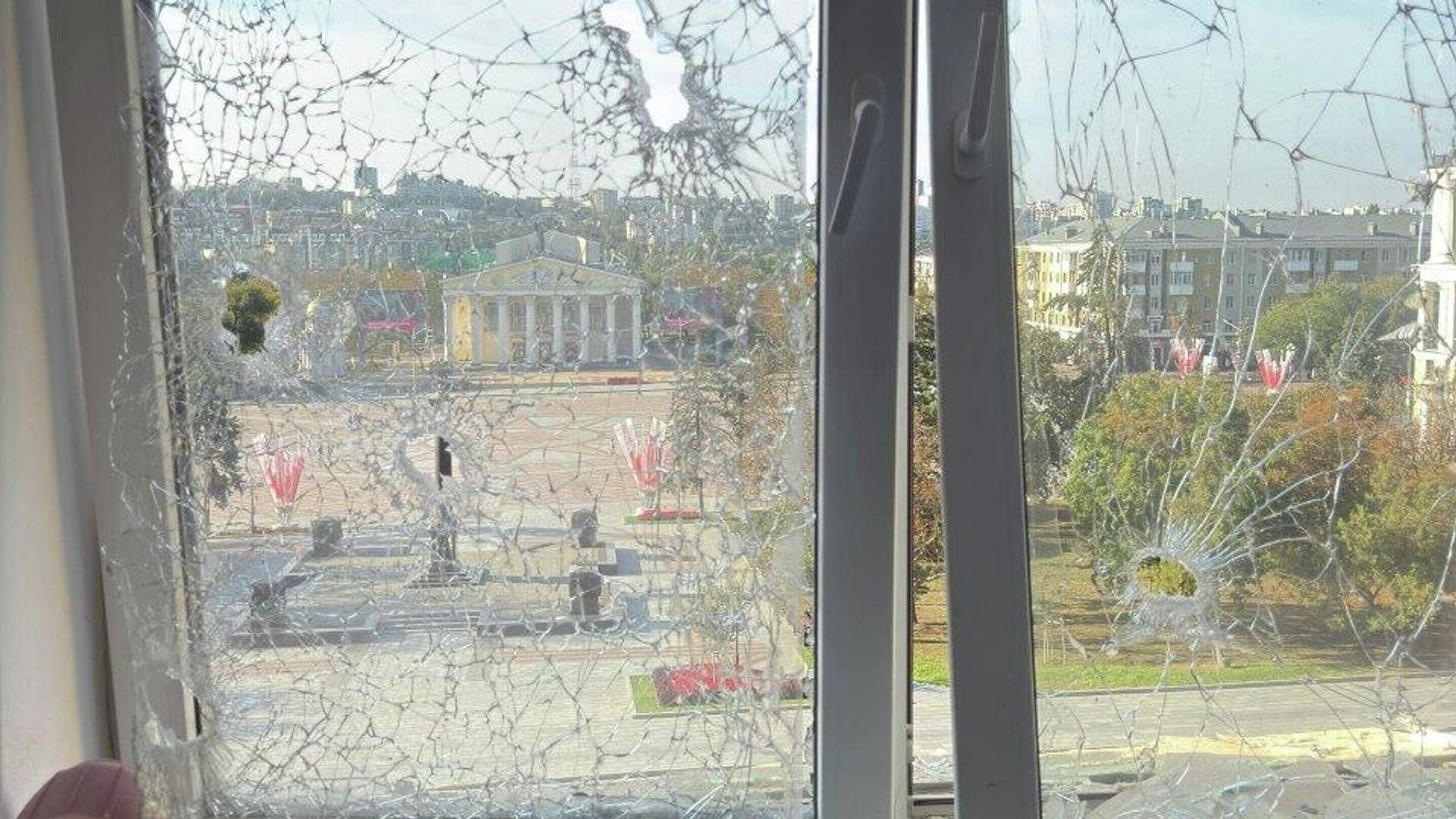 Последствия атаки БПЛА ВСУ по Белгороду Последствия атаки БПЛА ВСУ по Белгороду - РИА Новости, 1920, 10.09.2025