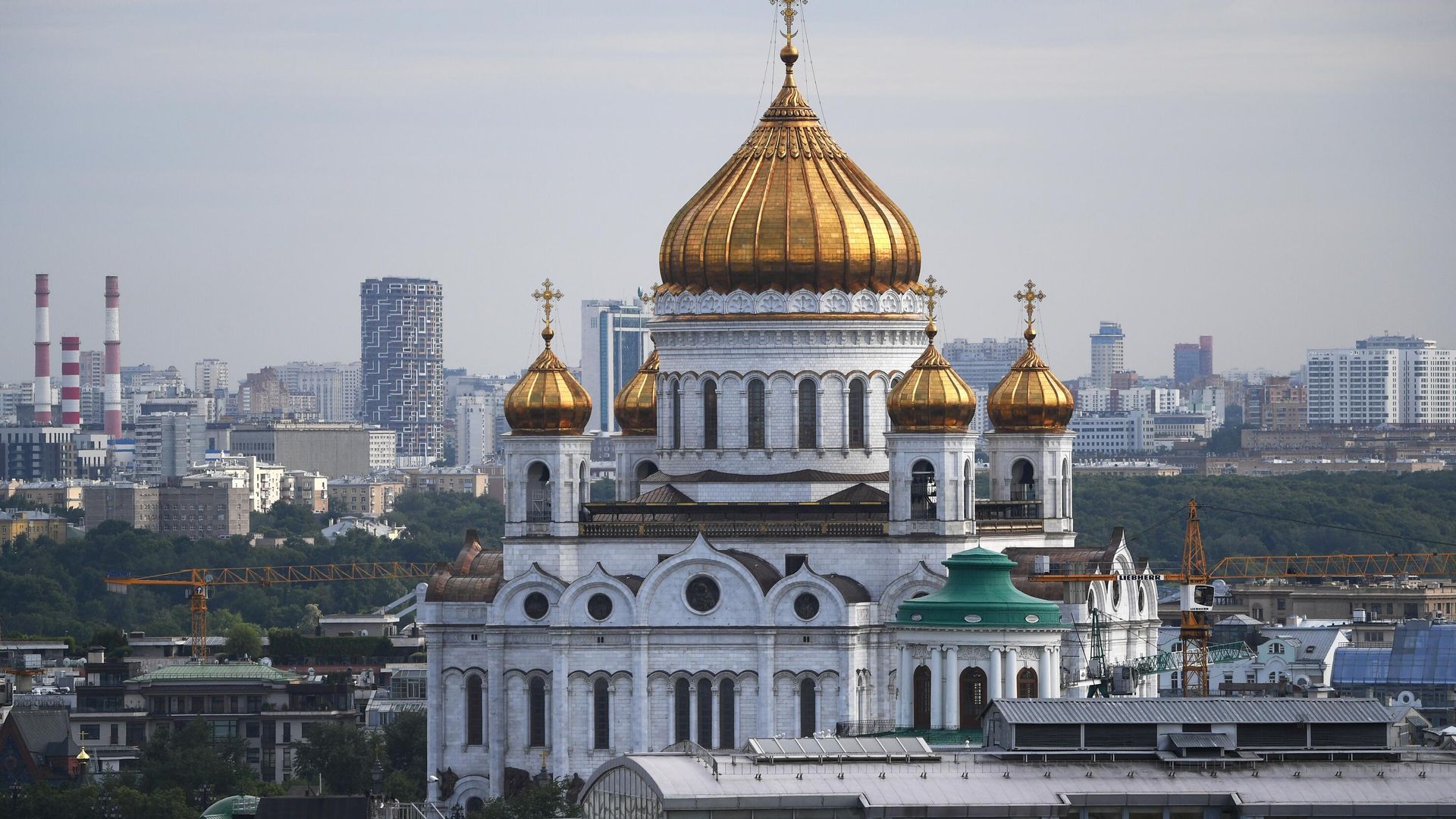 Кафедральный соборный храм Христа Спасителя на улице Волхонка в Москве Кафедральный соборный храм Христа Спасителя на улице Волхонка в Москве - РИА Новости, 1920, 03.06.2026