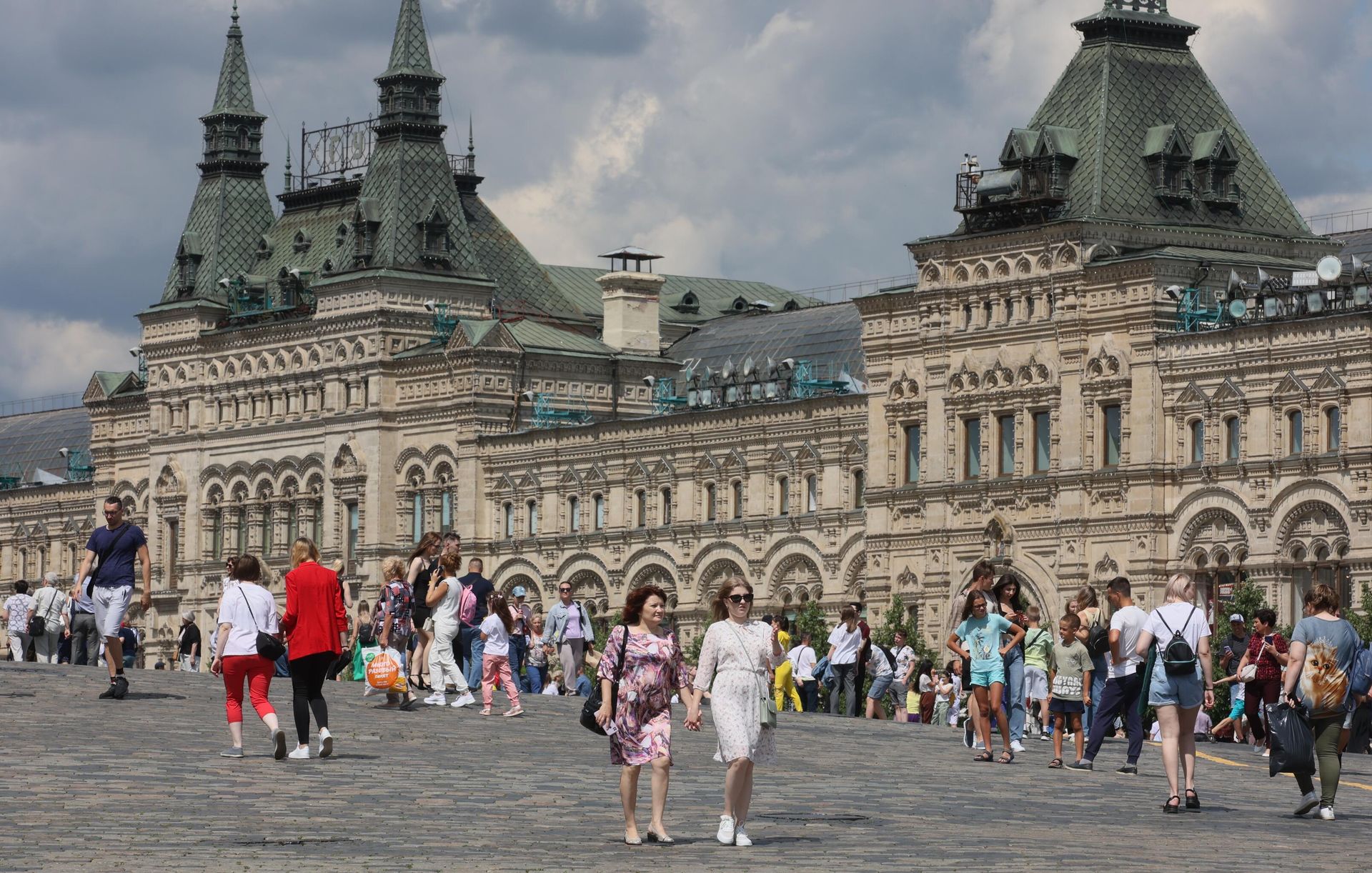 Люди на Красной площади в Москв - РИА Новости, 1920, 12.09.2025
