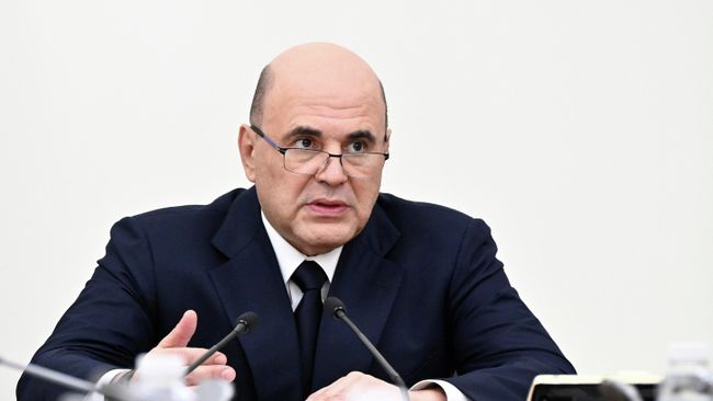 Председатель правительства РФ Михаил Мишустин проводит совещание с вице-премьерами