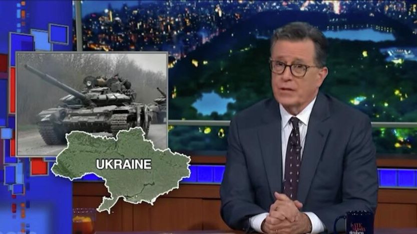 Кадр из телепередачи Позднее шоу с ведущим Стивеном Кольбером - РИА Новости, 1920, 16.09.2025