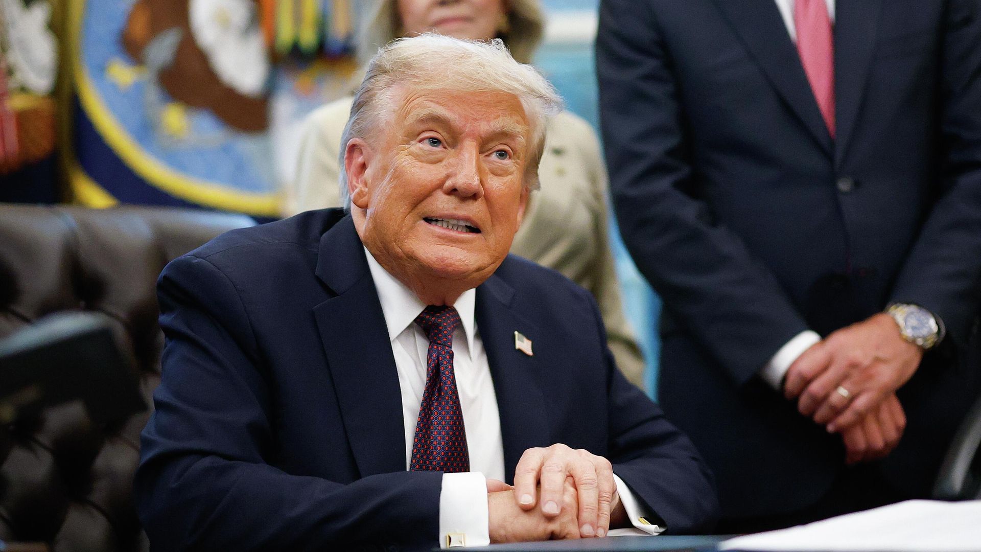 Президент США Дональд Трамп Президент США Дональд Трамп - РИА Новости, 1920, 20.09.2025