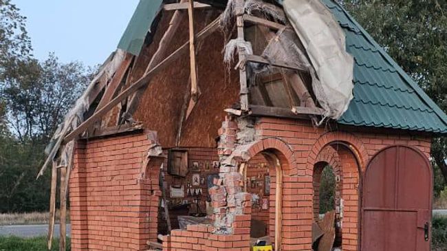 Последствия удара ВСУ по Васильевке в Запорожской области