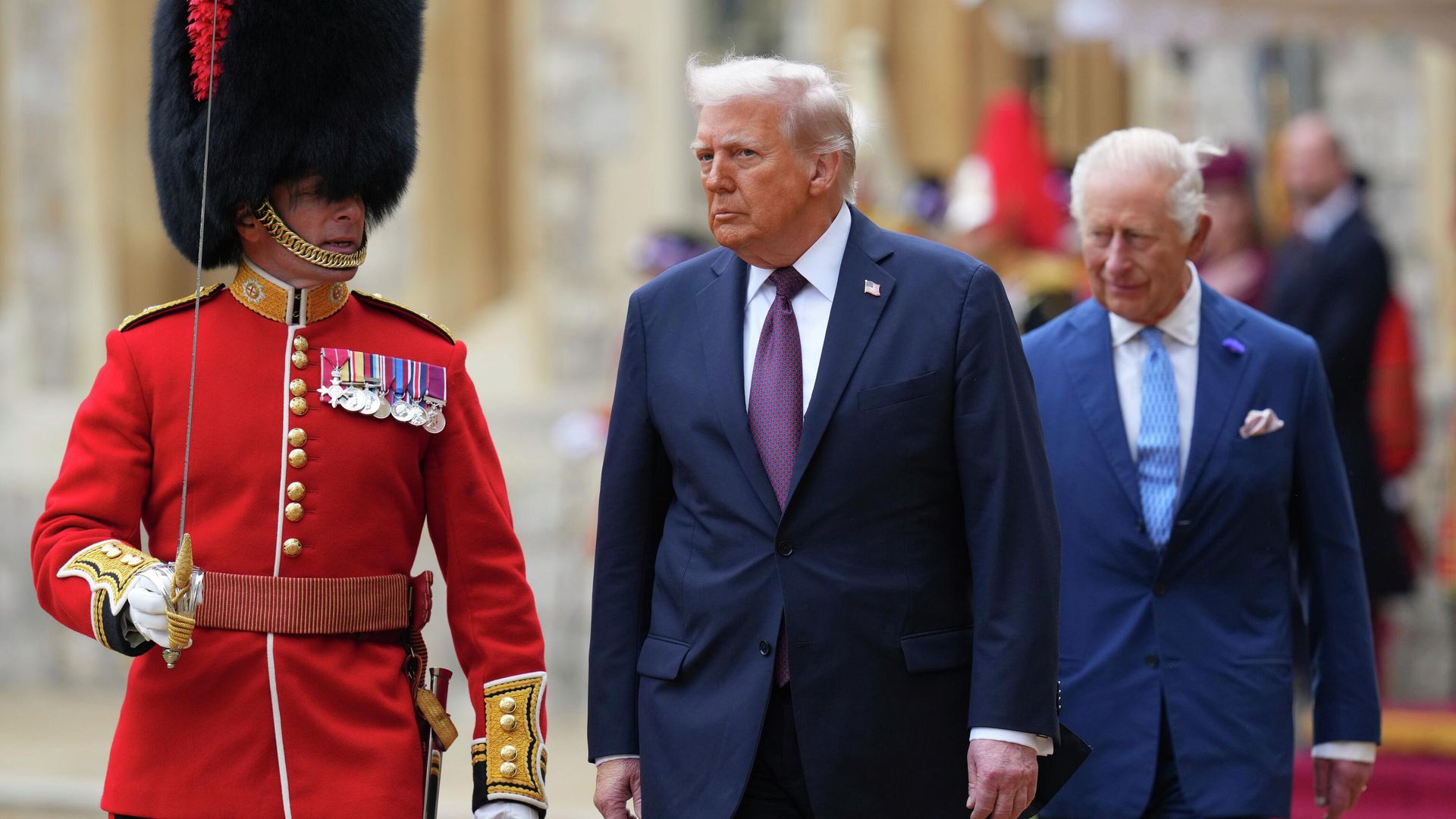 Президент США Дональд Трамп и король Великобритании Карл III Президент США Дональд Трамп и король Великобритании Карл III - РИА Новости, 1920, 28.04.2026