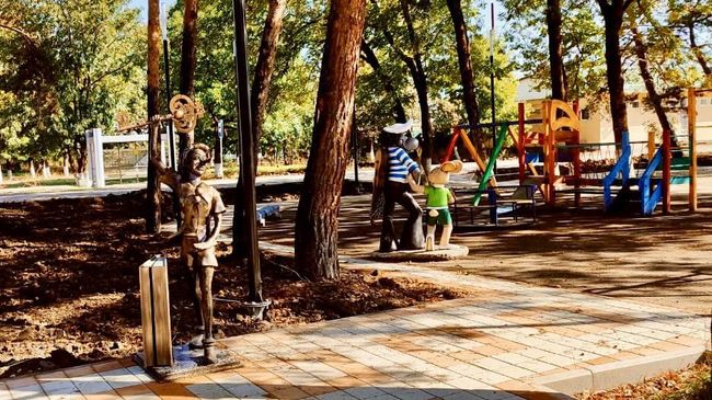 Зона отдыха в станице Суздальской Кубани