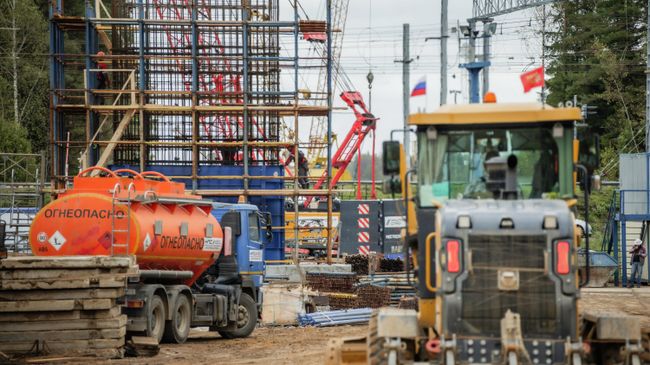 Строительство ВСМ в районе Поварово, Московская область 