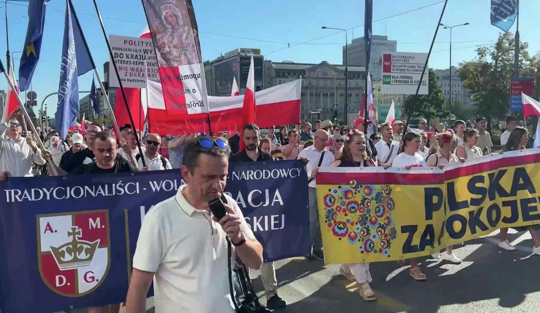 Акция протеста против участия Польши в боевых действиях на Украине Акция протеста против участия Польши в боевых действиях на Украине - РИА Новости, 1920, 21.09.2025