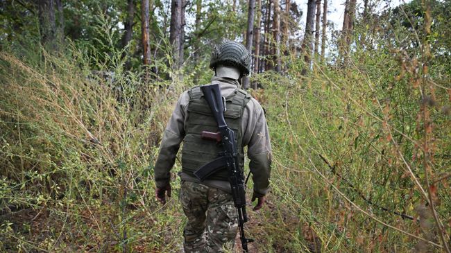 Российский военнослужащий