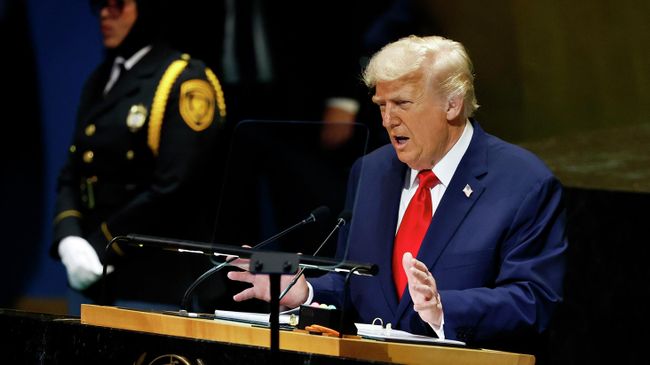Дональд Трамп выступает на Генассамблее ООН