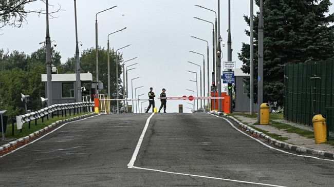 Пропускной пункт Варшавский мост на белорусско-польской границе