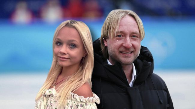 Елена Костылева и Евгений Плющенко
