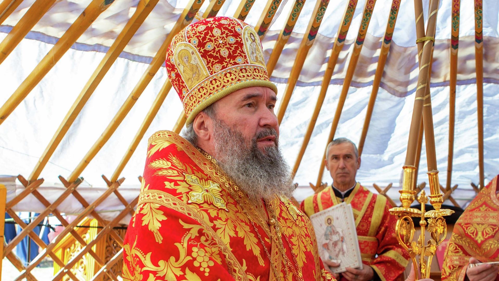 Архиепископ Элистинский и Калмыцкий Юстиниан (Овчинников) Архиепископ Элистинский и Калмыцкий Юстиниан (Овчинников) - РИА Новости, 1920, 24.09.2025