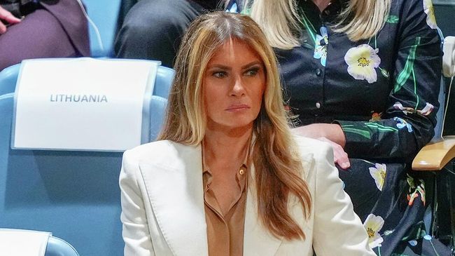 Меланья Трамп во время заседания Генассамблеи ООН. 23 сентября 2025