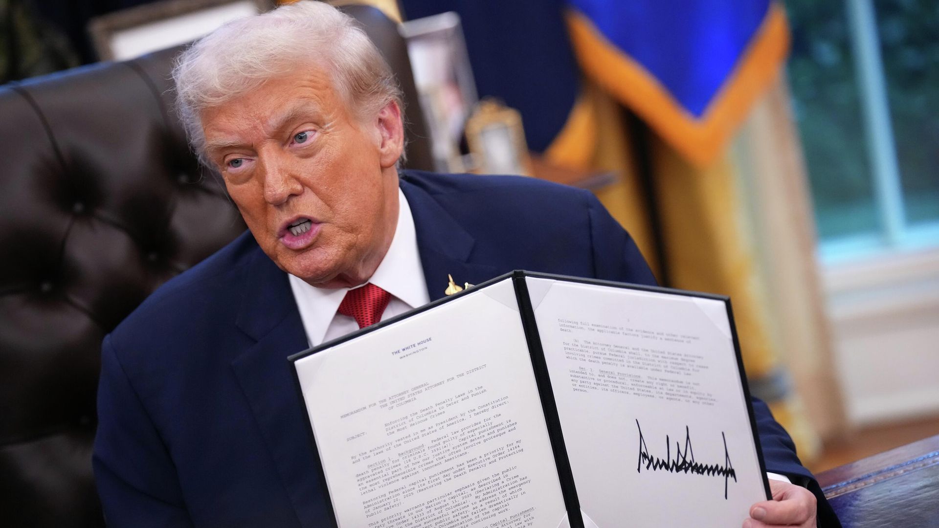 Президент США Дональд Трамп подписал указ об использовании смертной казни в Вашингтоне. 25 сентября 2025 - РИА Новости, 1920, 26.09.2025