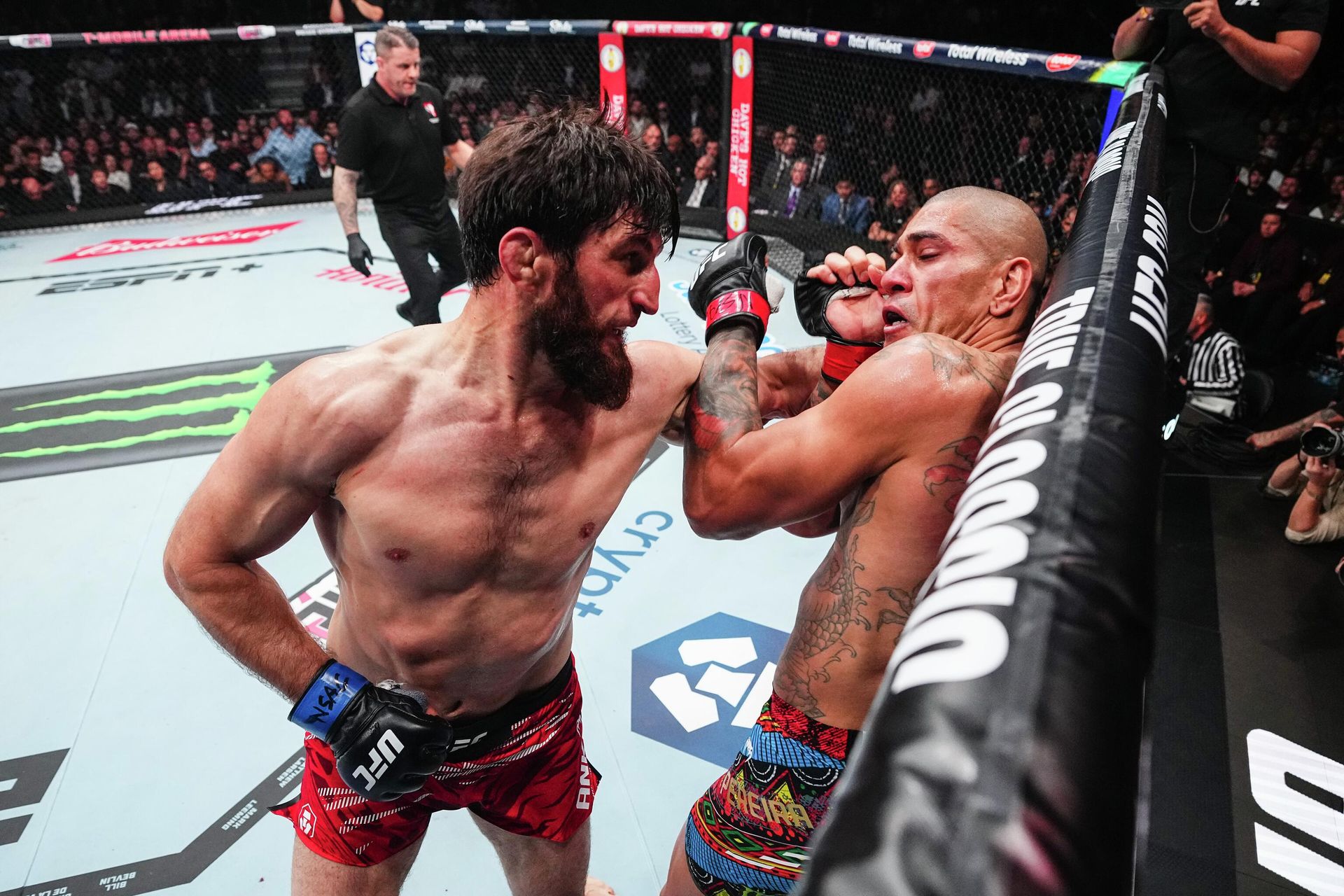 Эпизод боя Анкалаева против Перейры на UFC 313 Эпизод боя Анкалаева против Перейры на UFC 313 - РИА Новости, 1920, 29.09.2025