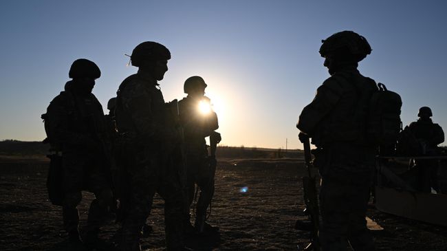Военнослужащие ВС РФ в зоне проведения СВО