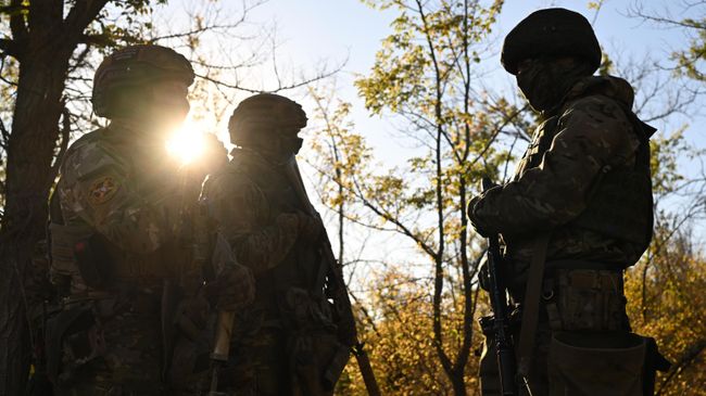 Военнослужащие ВС РФ в зоне проведения СВО