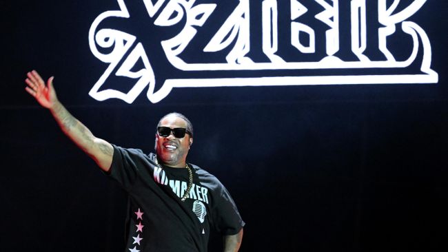 Американский рэпер, актер и телеведущий Xzibit выступает на фестивале Уличный драйв в олимпийском комплексе Лужники в Москве